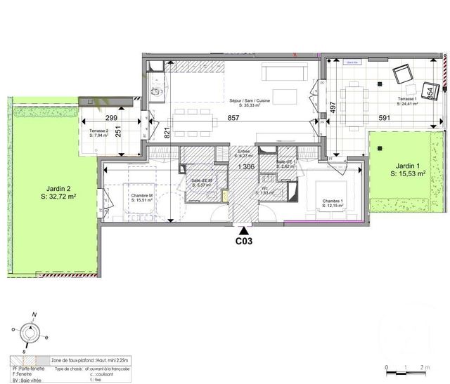 Appartement F3 à vendre - 3 pièces - 78.88 m2 - STE MAXIME - 83 - PROVENCE-ALPES-COTE-D-AZUR - Century 21 Donzica Immobilier