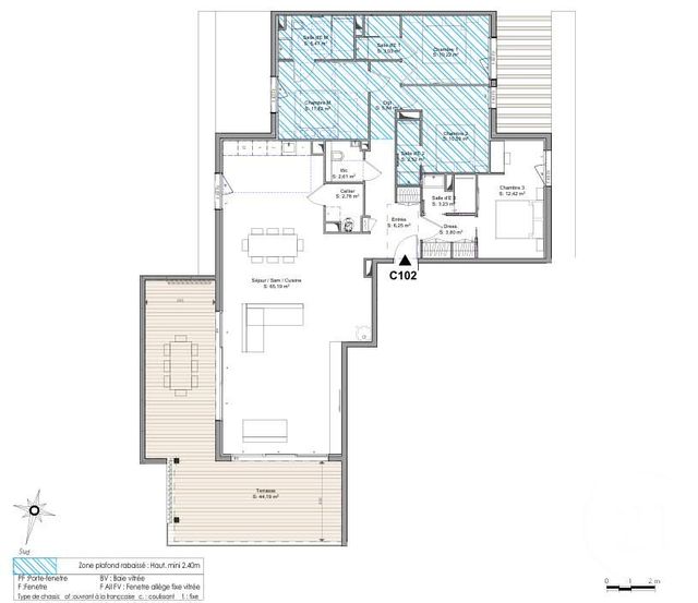 Appartement F5 à vendre - 5 pièces - 145.77 m2 - STE MAXIME - 83 - PROVENCE-ALPES-COTE-D-AZUR - Century 21 Donzica Immobilier
